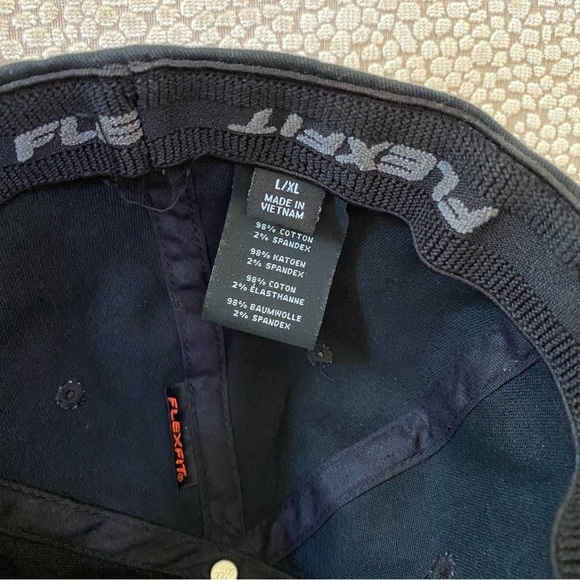 Harley Davidson Men's  Baseball Style Traditional Logo Stretch Cap Hat L/XL - Picture 13 of 14